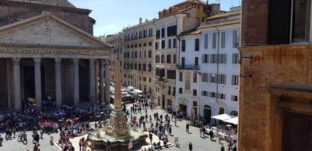 Restored Apartment - Stunning Pantheon View 罗马 外观 照片